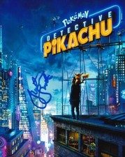 JUSTICE SMITH signed Autogramm 20x25cm POKEMON PIKACHU in Person autograph COA
