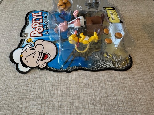 Popeye the Sailor Man OLIVE OYL & WIMPY Mint on Excellent Cards! Mezco 2001 - Picture 12 of 12
