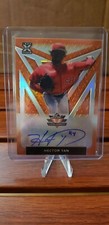 2020 Leaf Valiant Hector Yan - Rookie Card - Exclusive SP Auto - /75 LA Angels 