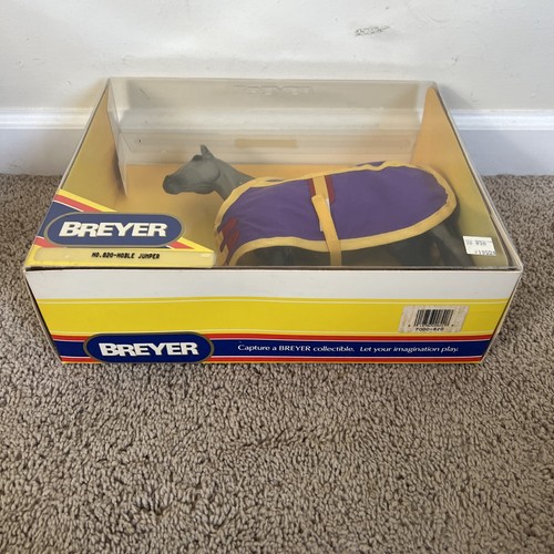 Breyer Horse Traditional #820 Noble Jumper Dapple Gray 1990-1991 CIB - Picture 5 of 5
