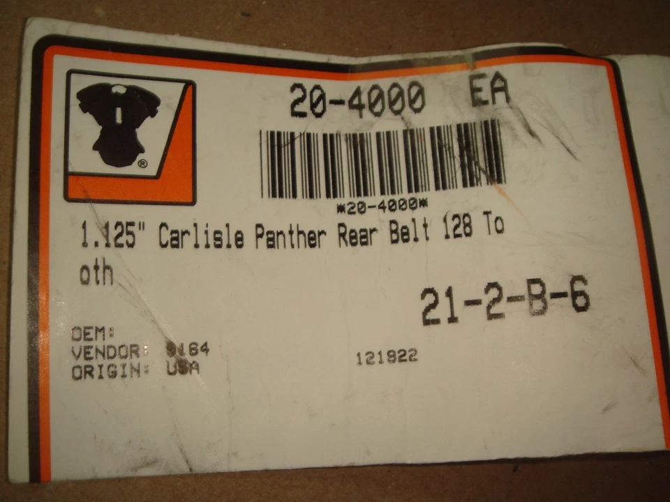 Correa de transmisión trasera Harley XL 128 dientes XLH 1.125 transmisión por correa LTD V-Twin 20-4000 X7 Foto 3 de 4