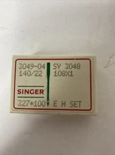 Singer Industrial Sewing Machine Needles 140/22 SY3048 3049-04 108X1 100 Pieces
