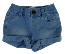 George Bambino Ragazza Pantaloncini Tgl 3-6 Mesi Jeans Look per Neonato