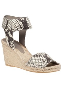 vince snakeskin sandals
