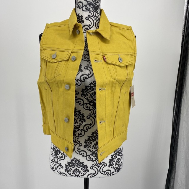 mustard yellow denim jacket