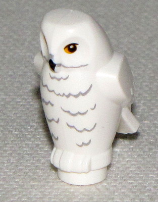 LEGO NEW WHITE OWL WHITE WHITE FEATHER PATTERN