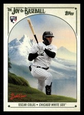 Oscar Colas RC 2023 Topps X Bob Ross Joy of Baseball Chicago White Sox #79