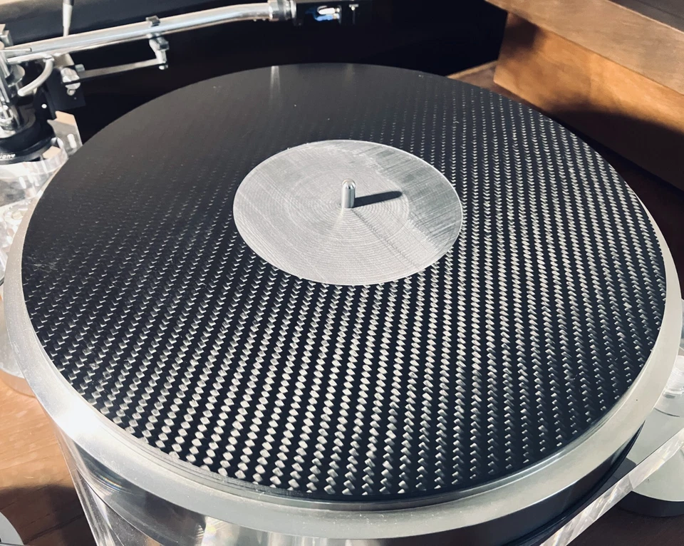 turntable mat 4mm Carbon fiber for turntable for garrard 401 301 micro seiki - Image 4 of 4