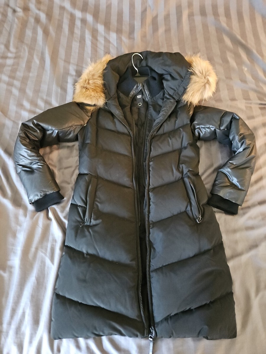Rudssak Women Coat Real Fur Size SMALL
