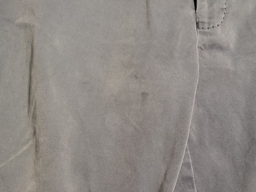 PETER MILLAR Mens Blue Washed Shorts Size 36/38 Notre Dame Golf Logo - Picture 9 of 13
