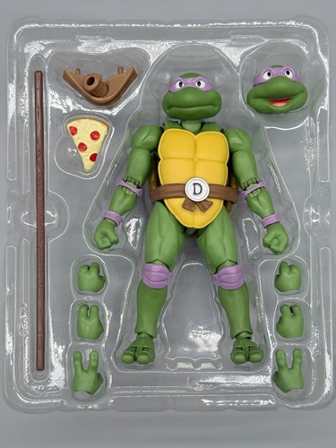 SET 4 NINJA TURTLES SH Figuarts Bandai Tamashii Nations COMPLETE Authentic TMNT - Picture 10 of 22