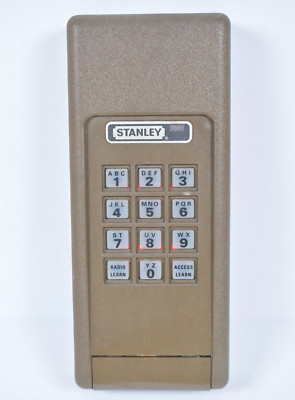 Stanley Home Automation Push Button Keypad Remote Control 2986 Wall Mount