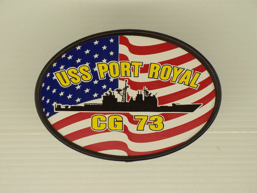 USS PORT ROYAL CG 73 Hitch Cover Military USN U S Navy - Picture 4 of 4
