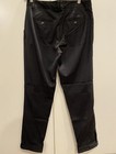 Zara Basic Pants Womens Black Pinstripes Flat Front Dress Slacks Trousers Sz 36 — photo 4