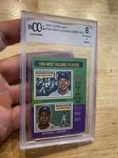 Mickey Mantle Newcombe BCCG 8 Topps Vintage Collector Card HIGH END GIFT 1975