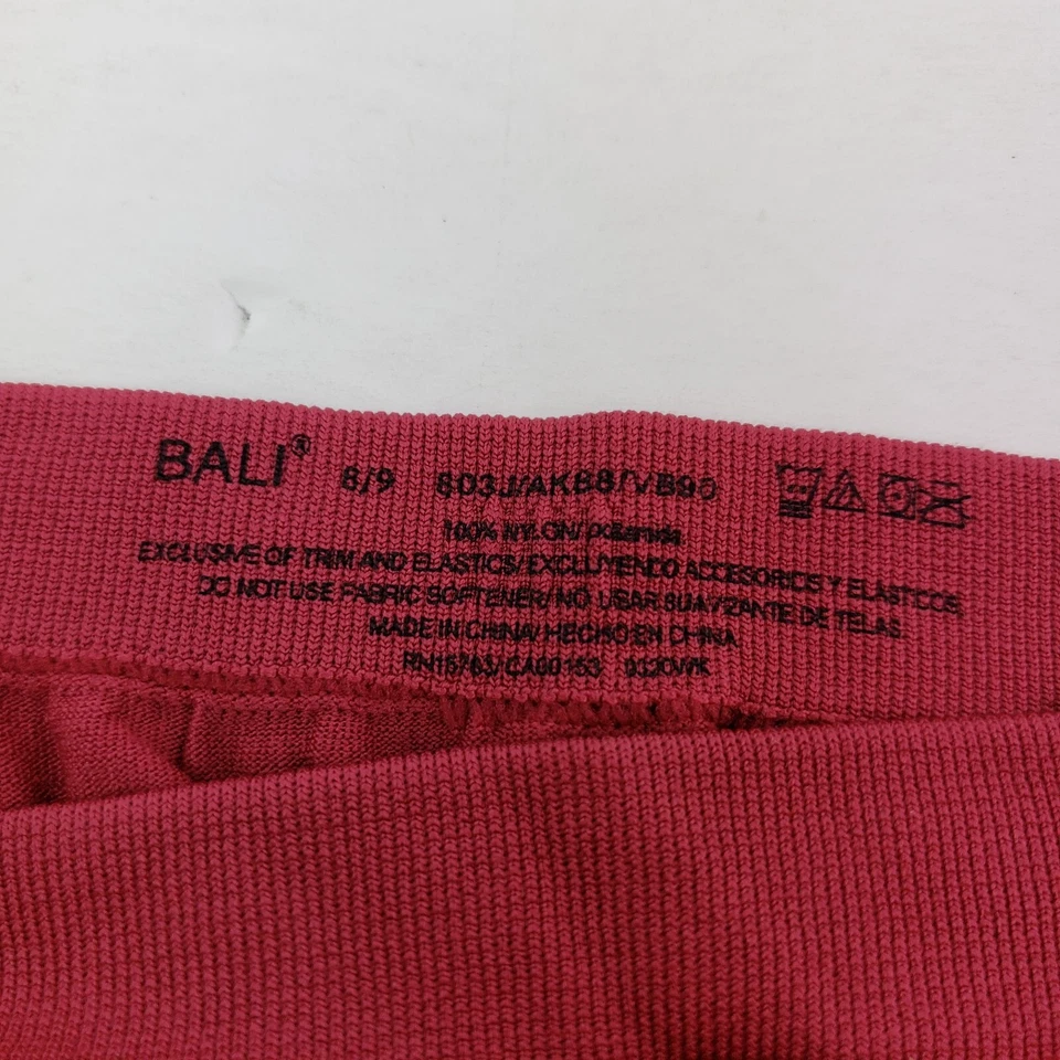 Bali Womens Sz 8/9 Spice Red Comfort Revolution Seamless Hi Cut Brief Underwear - Image 3 of 4