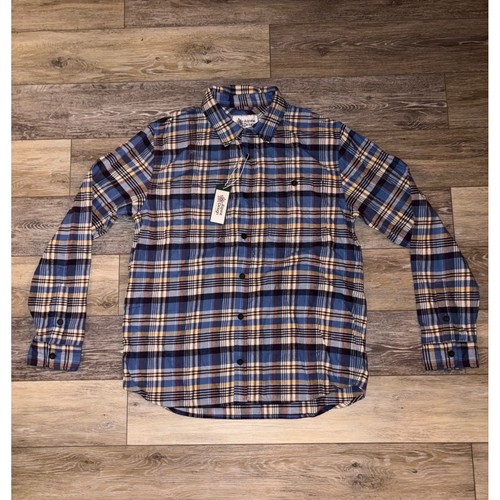 NWT Alpine Design Men's Flannel - Large - Blue/Clay Meadows Plaid - Picture 7 of 11