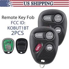 2 Replacement For 1999 2000 Pontiac Grand Am Car Key Fob Control Kobut1bt