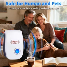 Lot x Ultrasonic Pest Reject Home Control Electronic Repellent Mice Rat Repeller