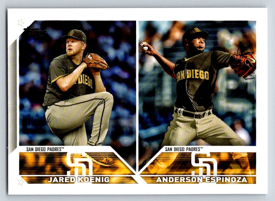 2023 Topps Update #US265 Jared Koenig / Anderson Espinoza RCOM,