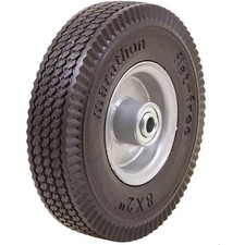 GRAINGER APPROVED 53CM53 Flat-Free Wheel,8"dia,100lb,8x2 53CM53