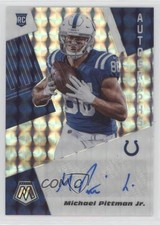 2020 Panini Mosaic Rookie Auto Mosaic Michael Pittman Jr #RA14 Auto RC