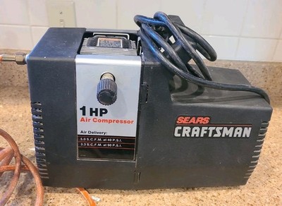 Craftsman Model No. 919-150280 Air Compressor 1 HP 100psi Max 115V USA WORKING