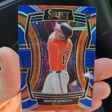 2024 Panini Select Baseball - Phenomenon Blue Prizm #8 Heston Kjerstad /49 RC