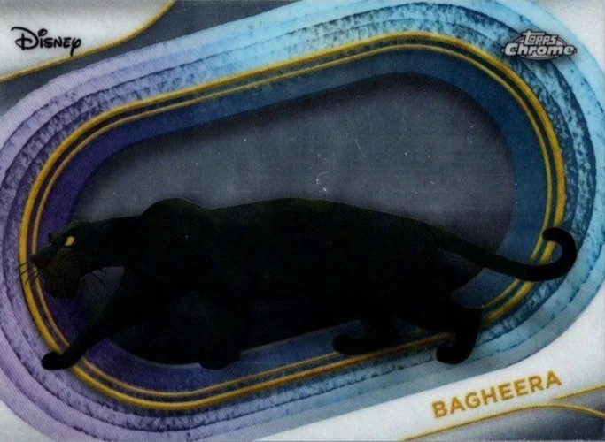 Tarjeta base Topps Disney Chrome 2025 Bagheera Jungle Book #107