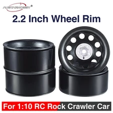 AUSTAR 1/10 RC Rock Crawler 2.2" Metal Wheel Rim Beadlock for 1:10 Axial SCX10