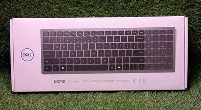 Dell Compact Multi-Device Wireless Keyboard KB740 - (KB740-GY-R-US)-884116434108