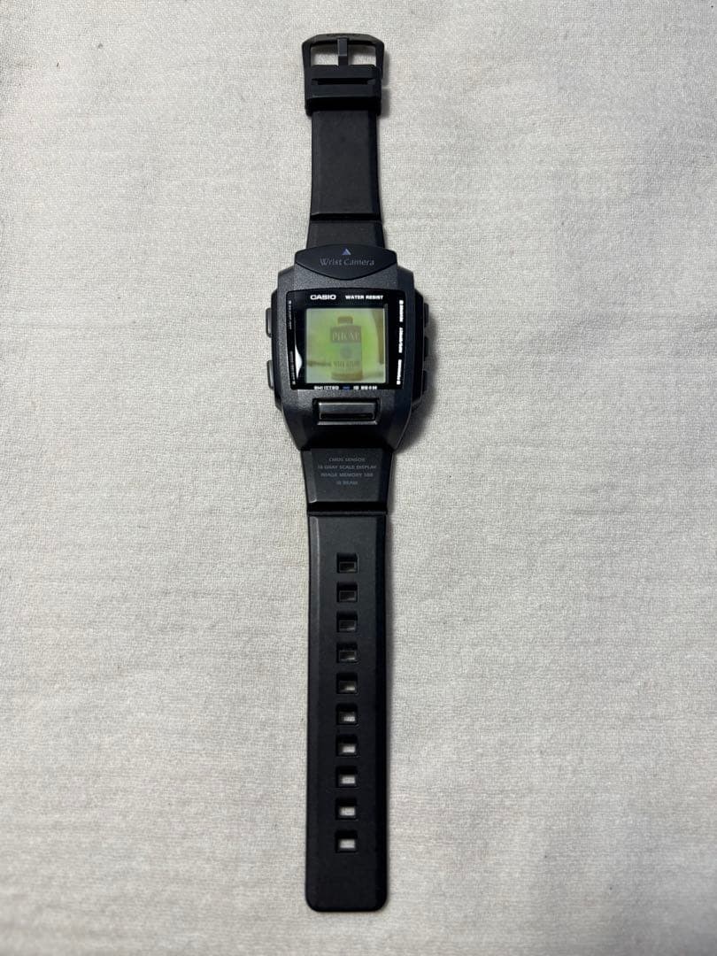 Casio Wrist Camera WQV-1 Black Two-Piece Strap Buckle Outdoor