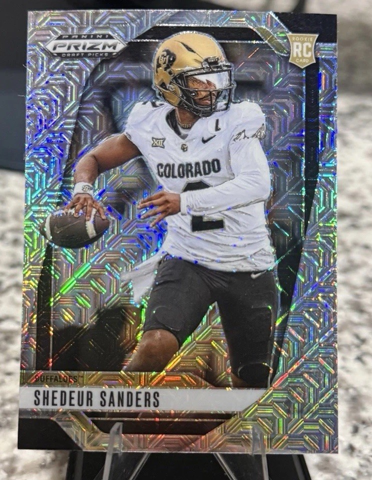 2025 Prizm Draft Picks #19 Shedeur Sanders Mojo Prizm RC /25 - Colorado