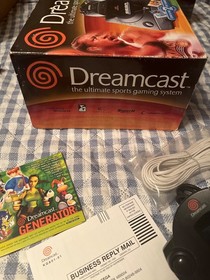 SEGA DREAMCAST Black sports edition complete in Box Bundle Gamin System