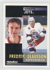 1991-92 Pinnacle Fredrik Olausson #74 0b4