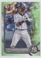 2022 Bowman Prospects Neon Green Border 176/399 Oswaldo Cabrera #BP-17 0tx
