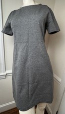 J.Crew Mercantile Ponte Jersey Knit Tunic Sheath Dress Women's 8 Gray J6841