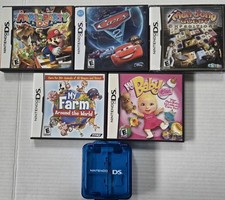 Lot of 5 Nintendo DS Video Games, Manuals  Game Case-Mario Party, Cars, My Farm