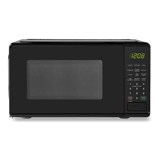 MSF0B100072352 .7 Cu ft Countertop Microwave Oven, 700 Watts Black