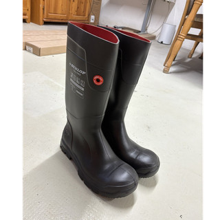 Dunlop TerraPRO Sicherheitsgummistiefel S5 ISO 20345 SRC Schwarz/Rot Gr. 42