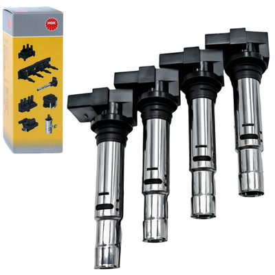 4Pcs Original NGK Zündspule 1.4 TSI 1.6 TSI Für 036905715G/A/C/E/F/H U5002 48003