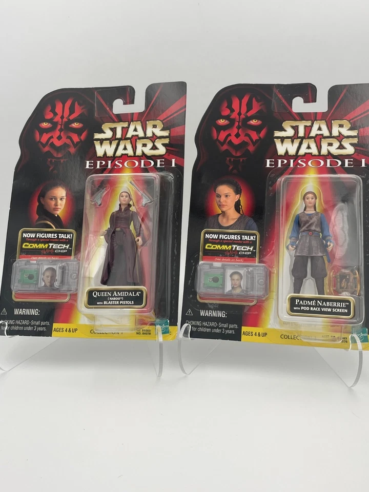 Lote de 2 figuras de acción Hasbro Star Wars Episodio 1 Padmé Amidala Foto 2 de 4