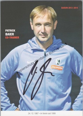 Original autograph Patrick Baier SC Freiburg // autograph signed signe 363908
