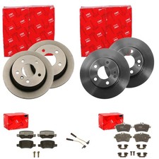 TRW BREMSSCHEIBEN + BELÄGE VORNE + HINTEN passend für MERCEDES A-KLASSE W169 