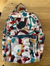 STYLISH LADIES BACKPACK FROM  AIR SUPREME, JAZZY MULTICOLOUR,ZIP FASTENERS