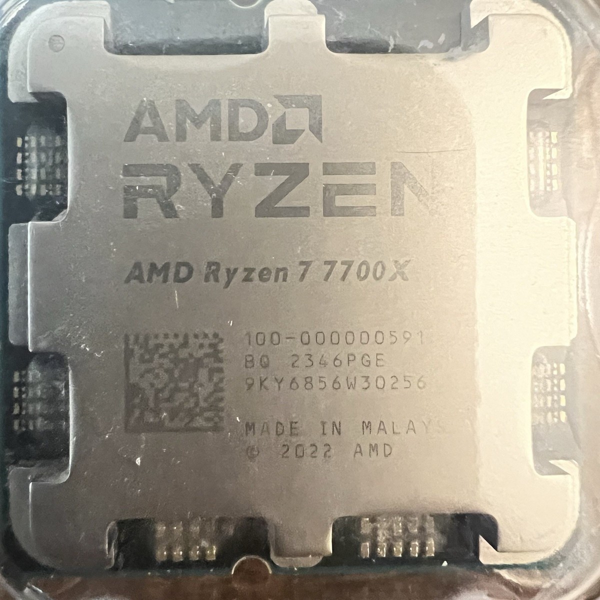 CPU ryzen7 7700x AMD Ryzen 7 7700x Processor (5.4 GHz, 8 Cores, LGA 1718/Socket AM5