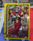 2025 Topps Chrome Jayden Daniels Yellow Wave Refractor 5/275 Color Jersey Match