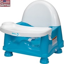 Toddler Feeding Booster Seat W/ Adjustable Height Swing Tray  3 Point Harness