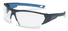 Uvex Safety Glasses | Clear Lens, Blue Frame