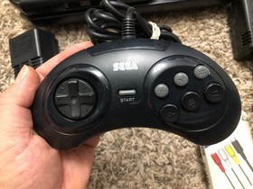 Sega CD Model 2 Console w OEM Controller and OEM AC Adapter Fully cleaned Tested